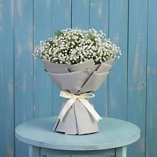 Букет Белые гипсофилы в Щучье Букет цветов из:  Гипсофила в Щучье