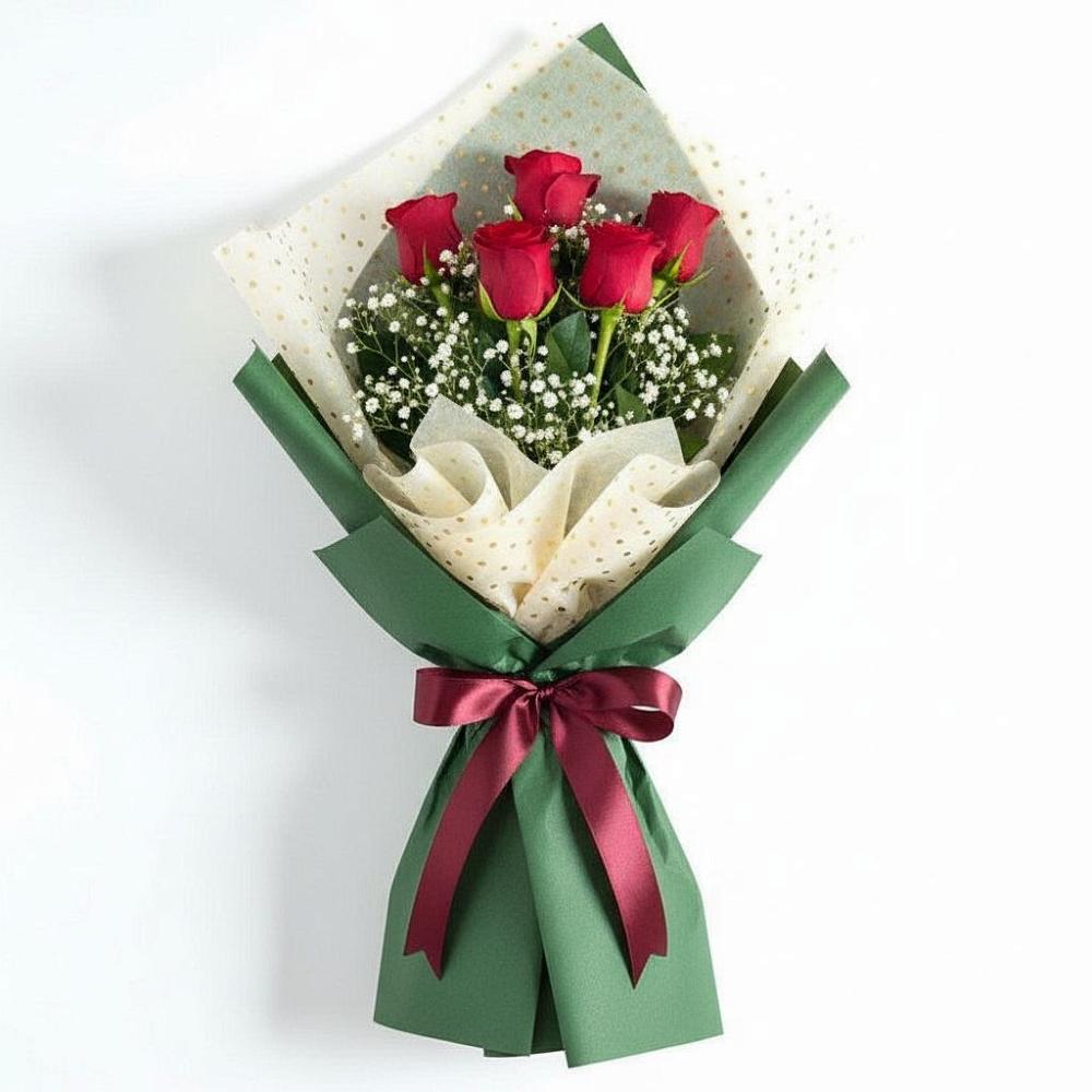 Букет рубиновое очарование в Щучье Букет цветов из: Розы в Щучье