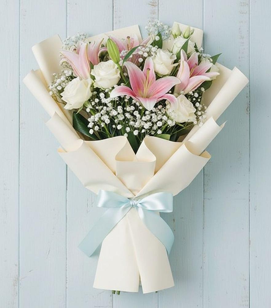 Букет Лилии в Щучье Букет цветов из: Лилии в Щучье