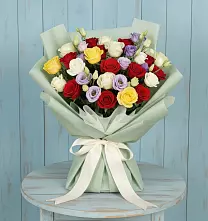 Букет Модная красотка в Щучье Букет цветов из:  Розы в Щучье
