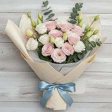 Букет шампанское в Щучье Букет цветов из:  Лизиантусы в Щучье