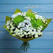 Букет скромность  в Щучье Букет цветов из:  Хризантемы в Щучье