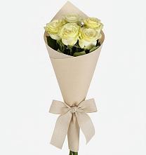 Букет белые крылья в Щучье Букет цветов из:  Розы в Щучье