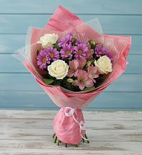 Букет комплимент в Щучье Букет цветов из:  Герберы в Щучье