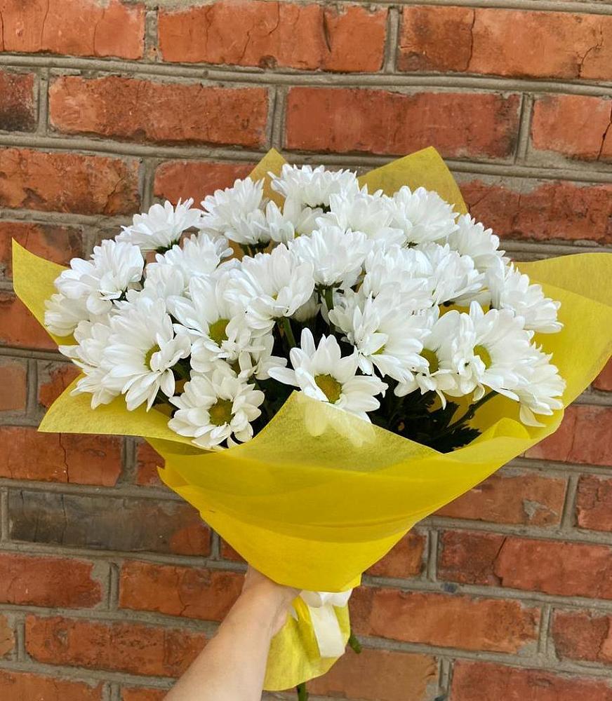 Букет Застенчивые лепестки в Щучье Букет цветов из: Хризантемы в Щучье