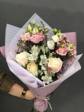 Букет лунная мелодия #REPLACE_PRED# Щучье Букет цветов из:  Альстромерии, Розы и Лизиантусы #REPLACE_PRED# Щучье