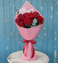 Букет красный бархат в Щучье Букет цветов из:  Розы в Щучье