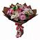 Букет Розовое очарование в Щучье Букет цветов из: Хризантемы, Альстромерии и Розы в Щучье