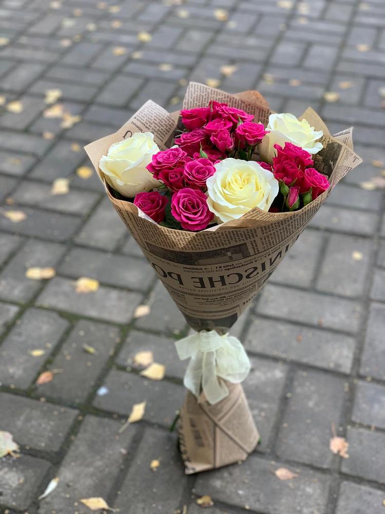 Букет Удивительный из роз в Щучье Букет цветов из: Розы в Щучье