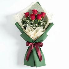 Букет рубиновое очарование в Щучье Букет цветов из:  Розы в Щучье