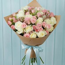 Букет романтичный подарок в Щучье Букет цветов из:  Розы в Щучье