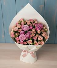 Букет Нежная розовость в Щучье Букет цветов из:  Розы в Щучье